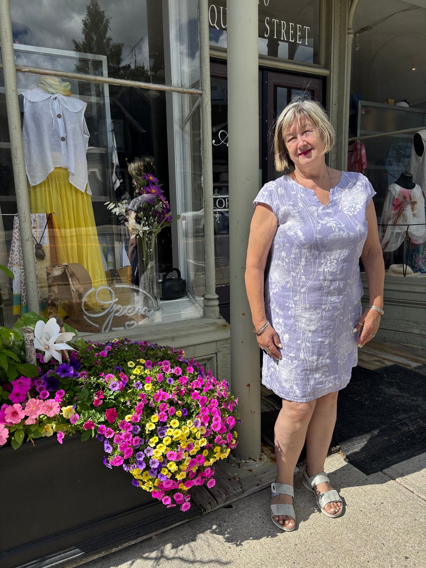 Italian linen dress