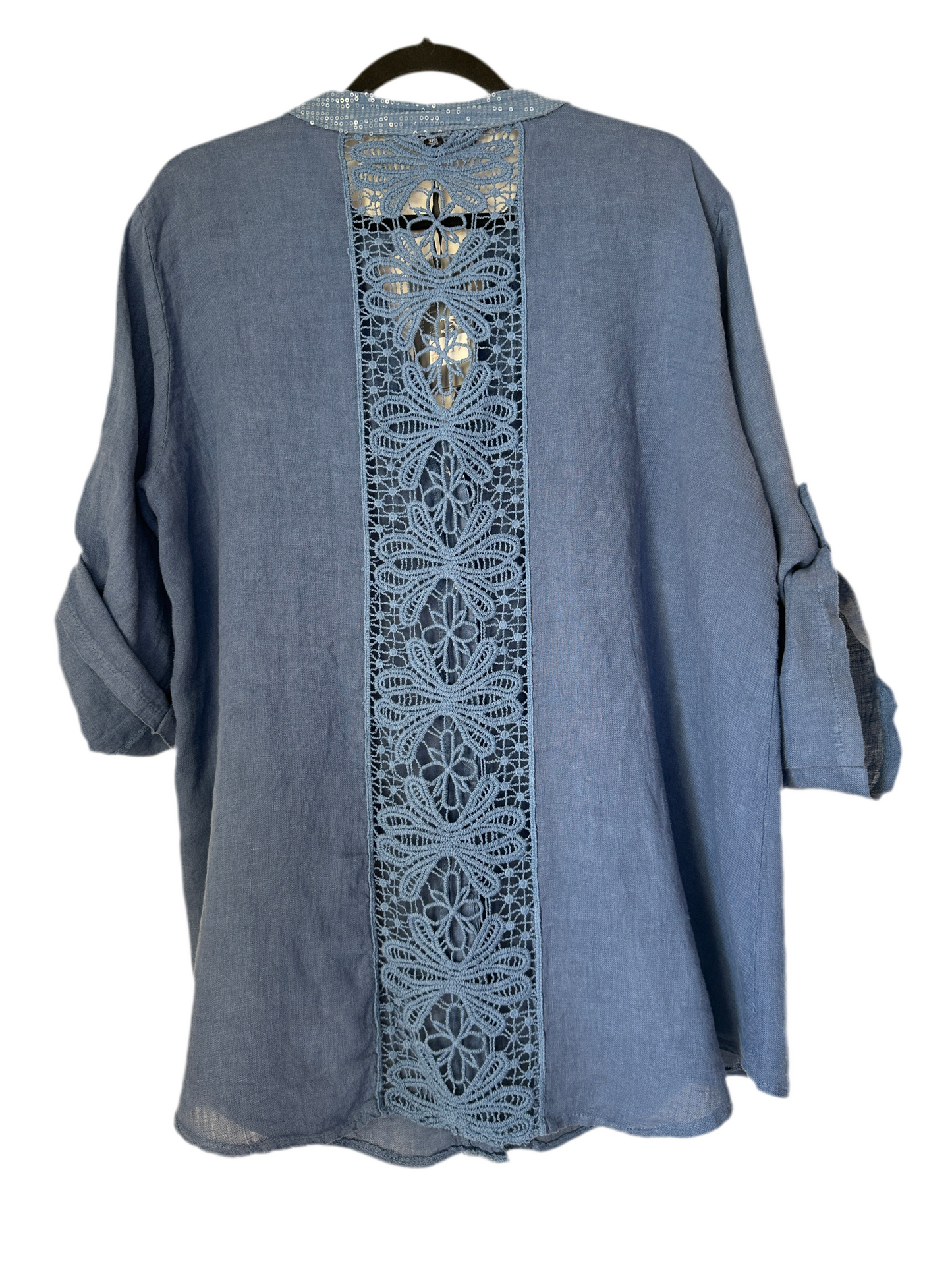 Bella Amore Laced Cardigan Shirt