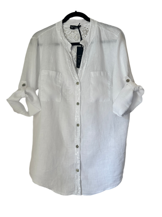 Bella Amore Laced Cardigan Shirt