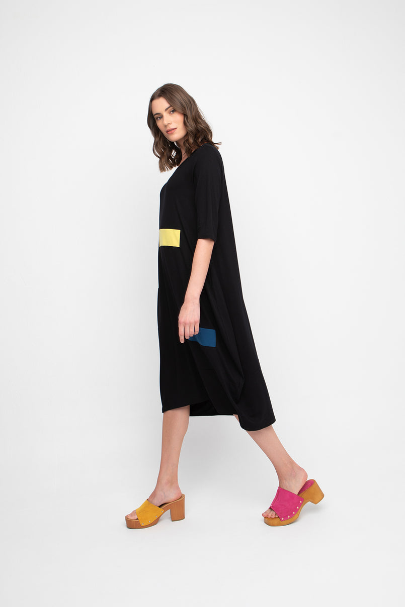 OZAI N KU Jersey Cocoon Midi Dress