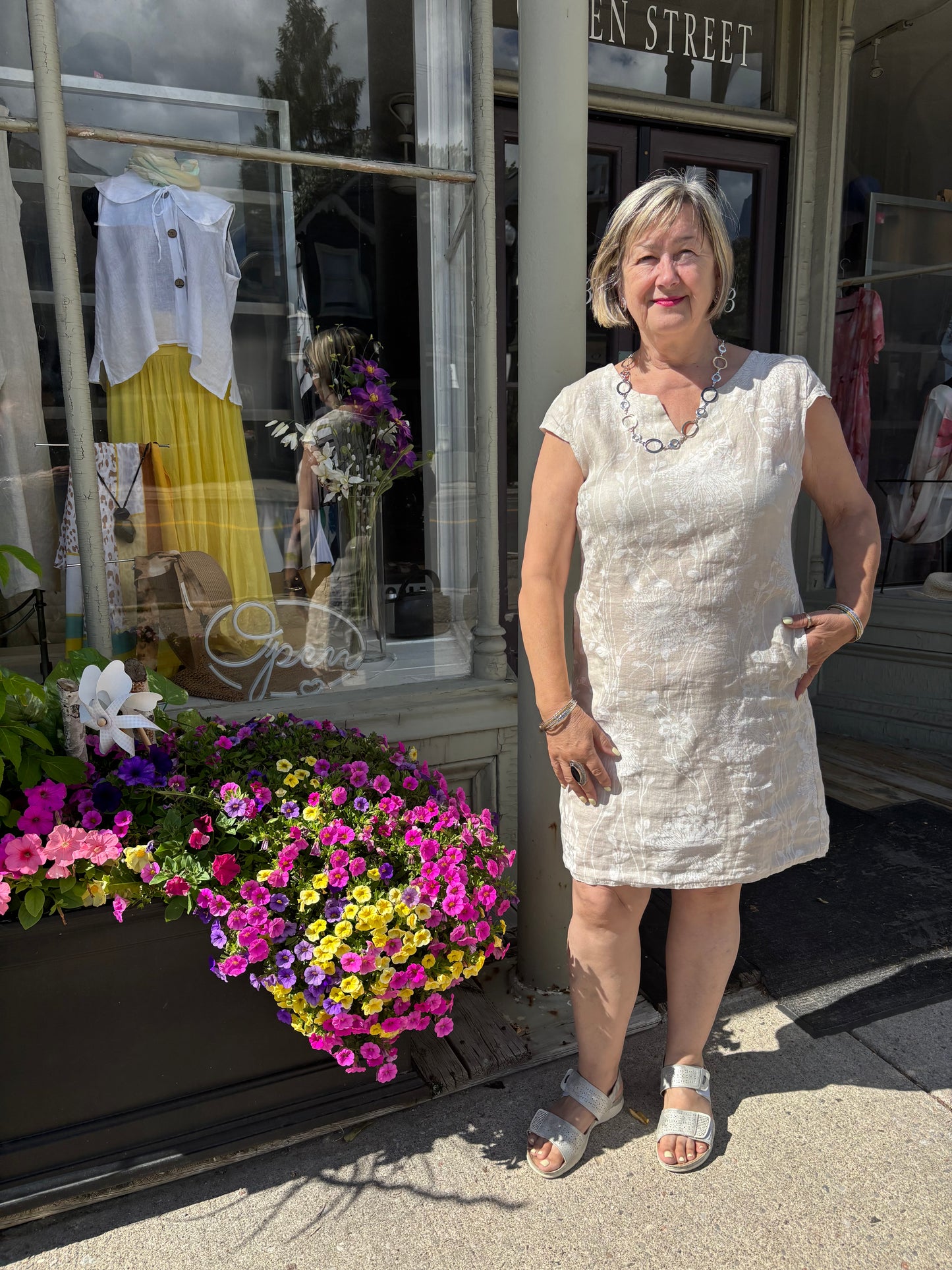 Italian linen dress
