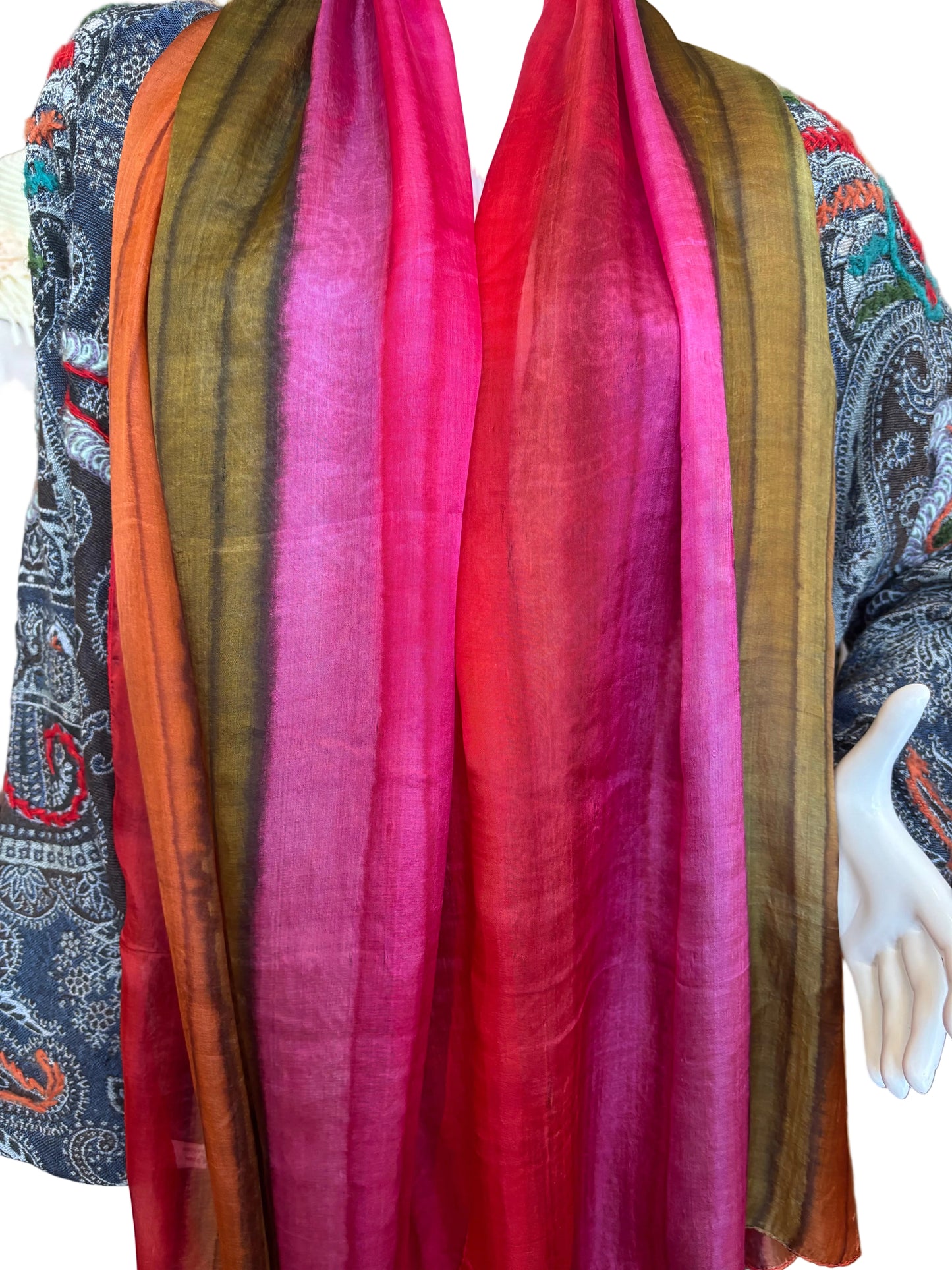 Pure Silk Indian Scarf