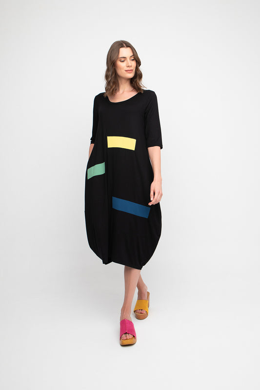 OZAI N KU Jersey Cocoon Midi Dress